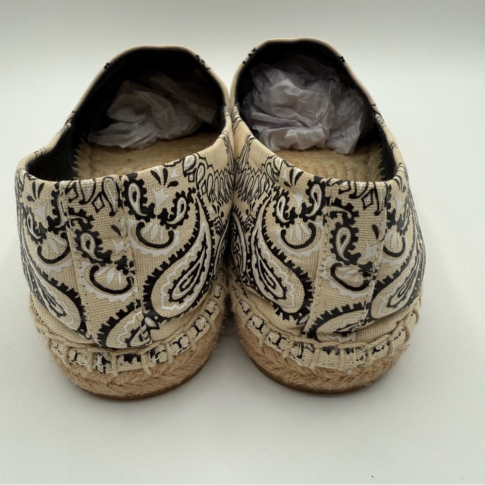 Tory Burch Black and Cream Espadrilles - Picture 8 of 16